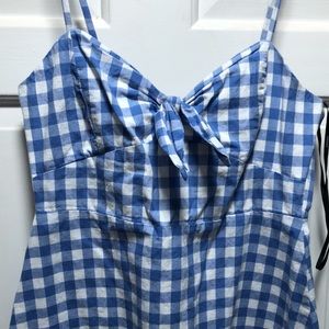Blue and White Summer Dress